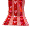 Hearts Satin Scarf #OS-1727RD (Red)