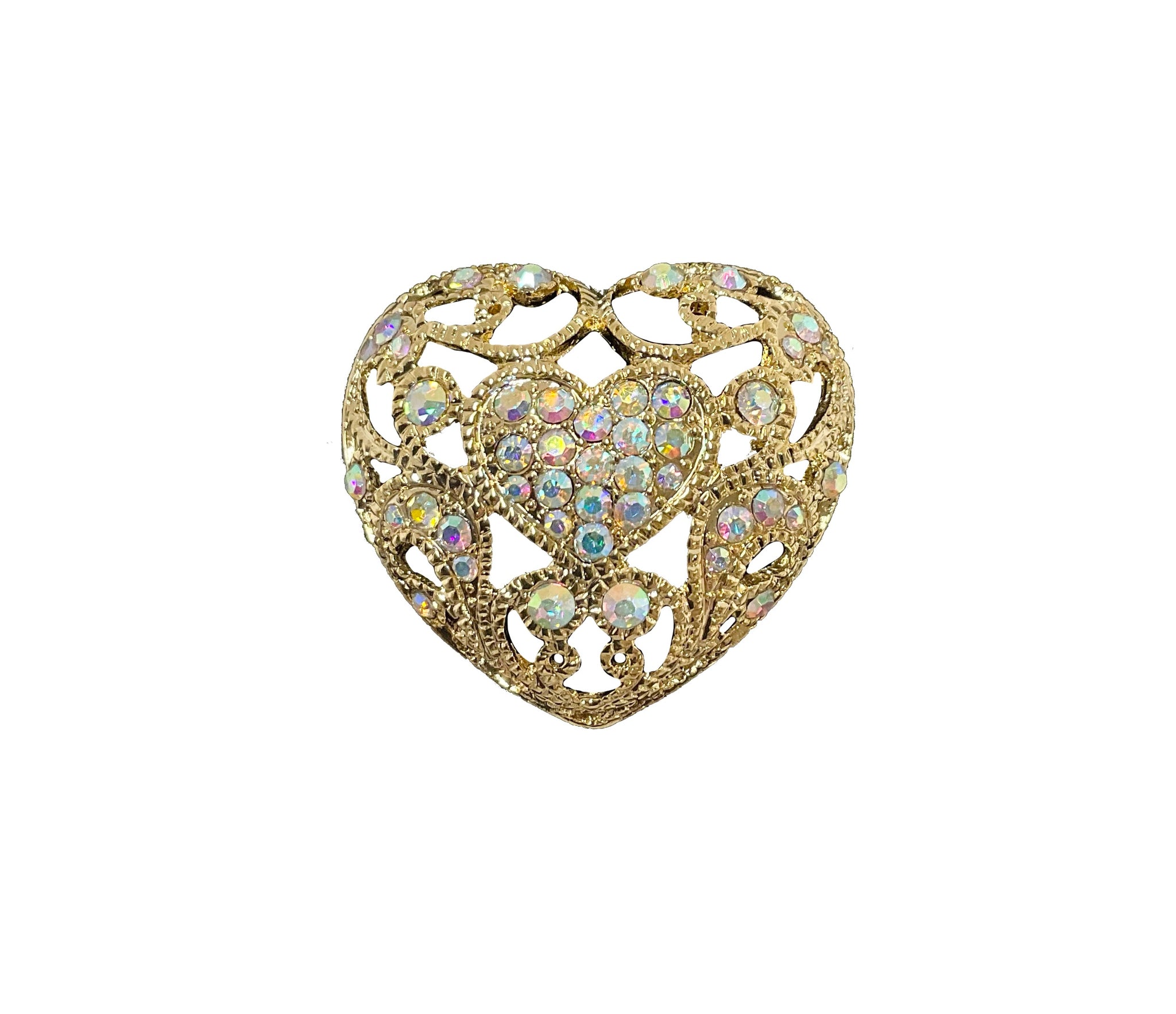 Heart Pin #19-140209 (Gold)