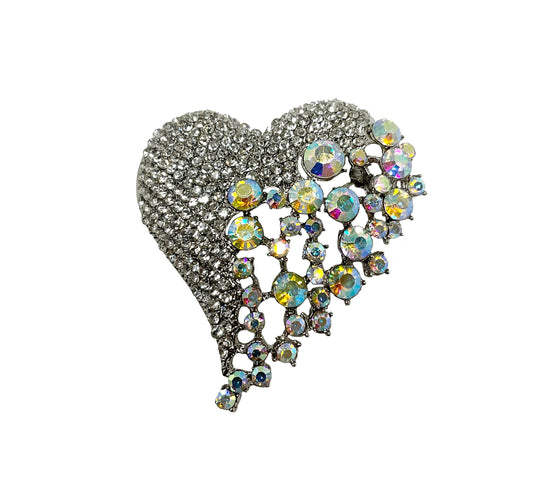 Heart Pin #28-4909CL (Clear)