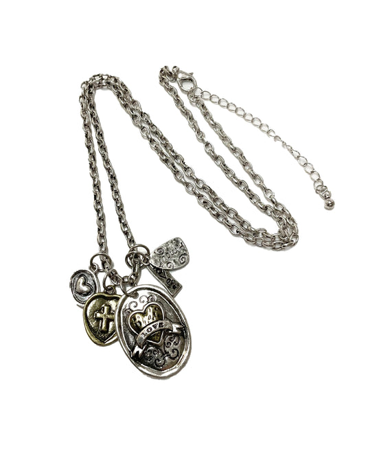 Cross Heart Necklace #12-14526
