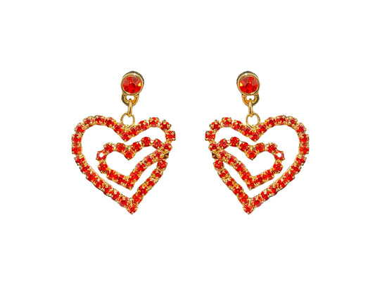 Heart Earrings #19-140174