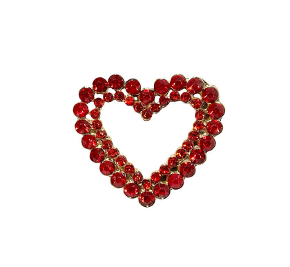 Heart Pin #19-140235RED
