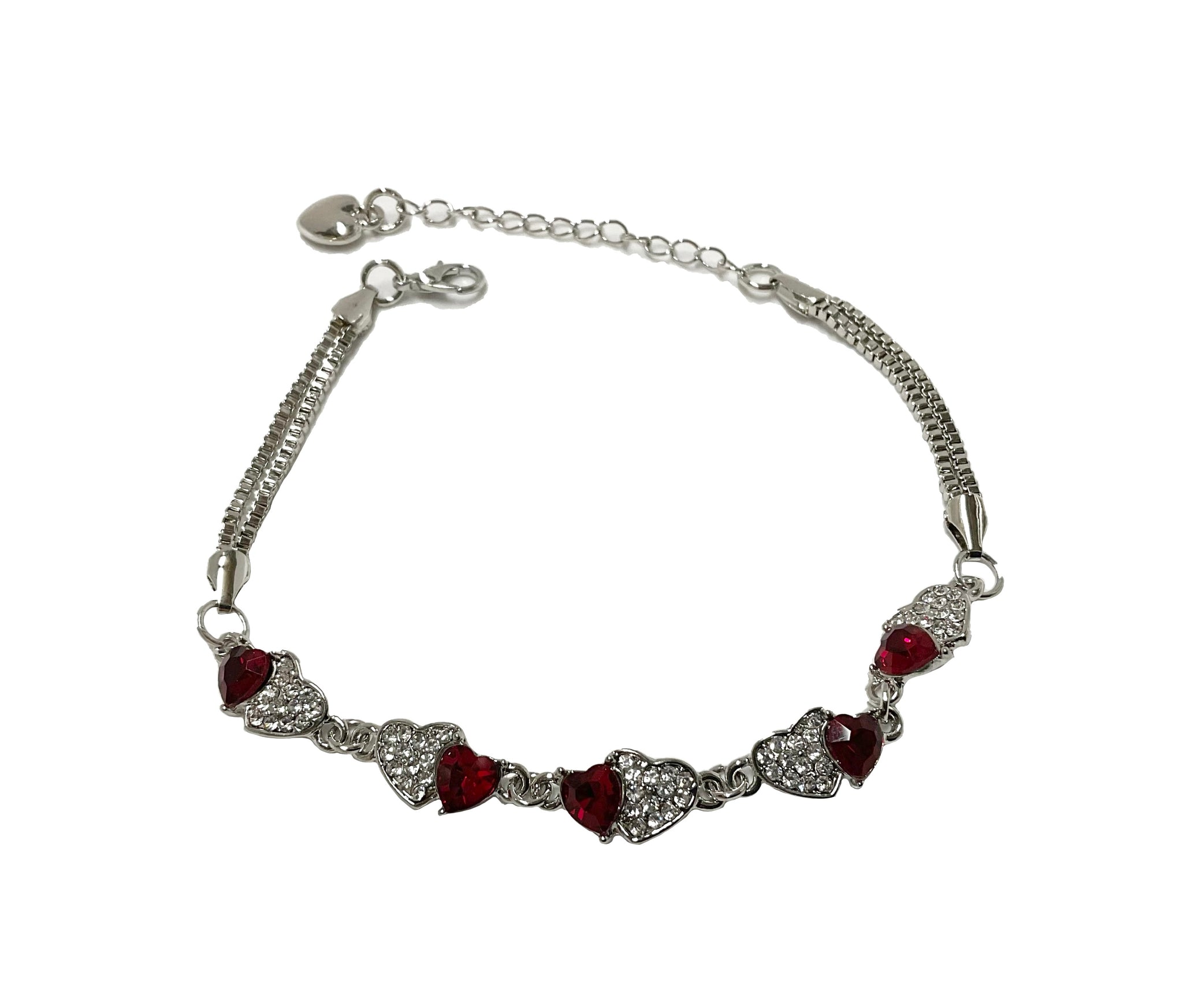 Heart Bracelet #28-11334RD (Red)