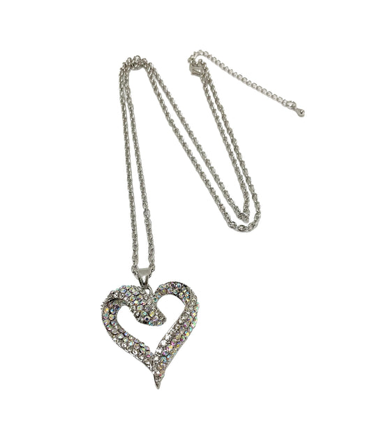 Heart Long Necklace #12-14759SL