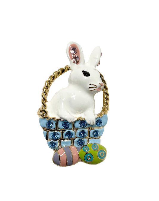 Easter Bunny in Basket Pin #19-3161