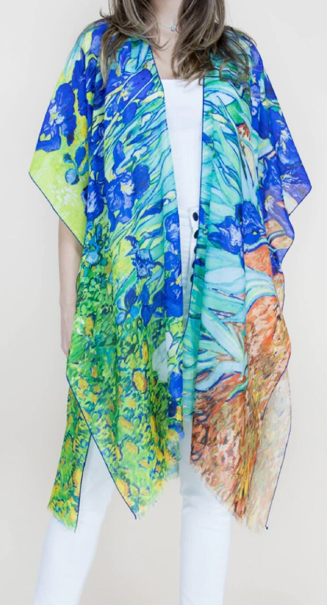 Artist Kimono Irises #84-6408IS