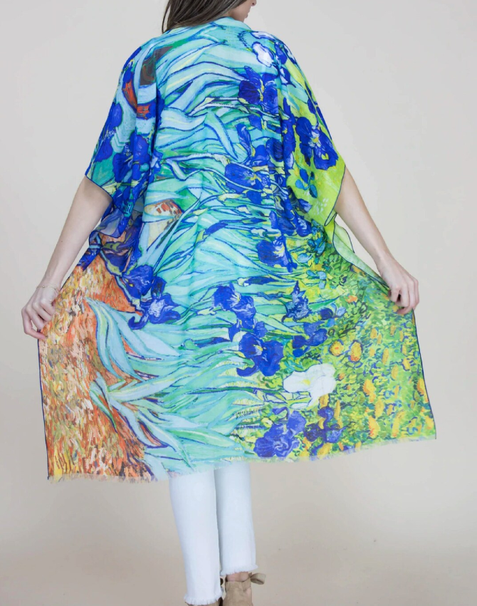 Artist Kimono Irises #84-6408IS