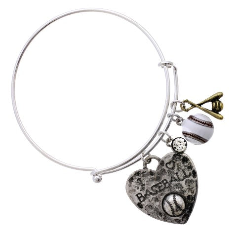 Baseball Charm Bracelet #12-82514