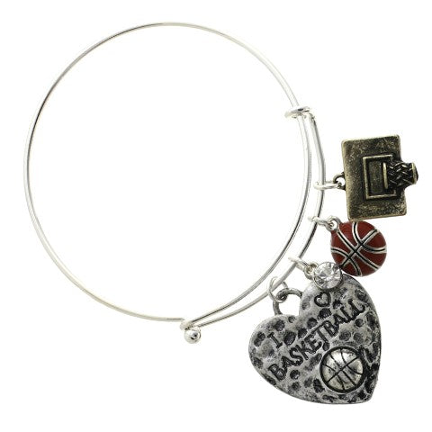 Basketball Charm Bracelet #12-82516