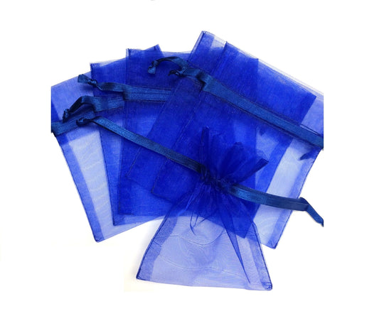 Medium Organza Bags 6-pk (4x5) Royal Blue #4050BL