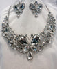 Butterfly Necklace and Earring Set#66-23182CL
