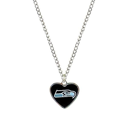Seahawks Heart Logo Necklace #94-22414