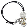 Clover and Elephant Charm Bracelet #12-82765
