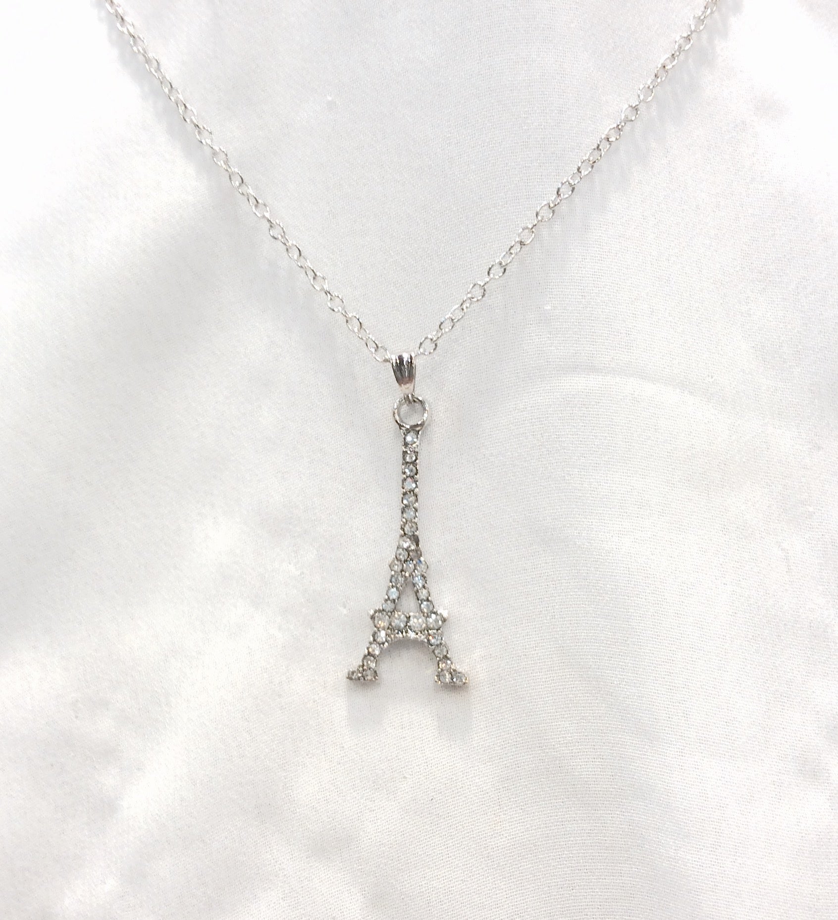 Eiffel Tower Necklace #28-11187S