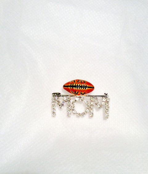 "Football Mom" Pin#38-2595