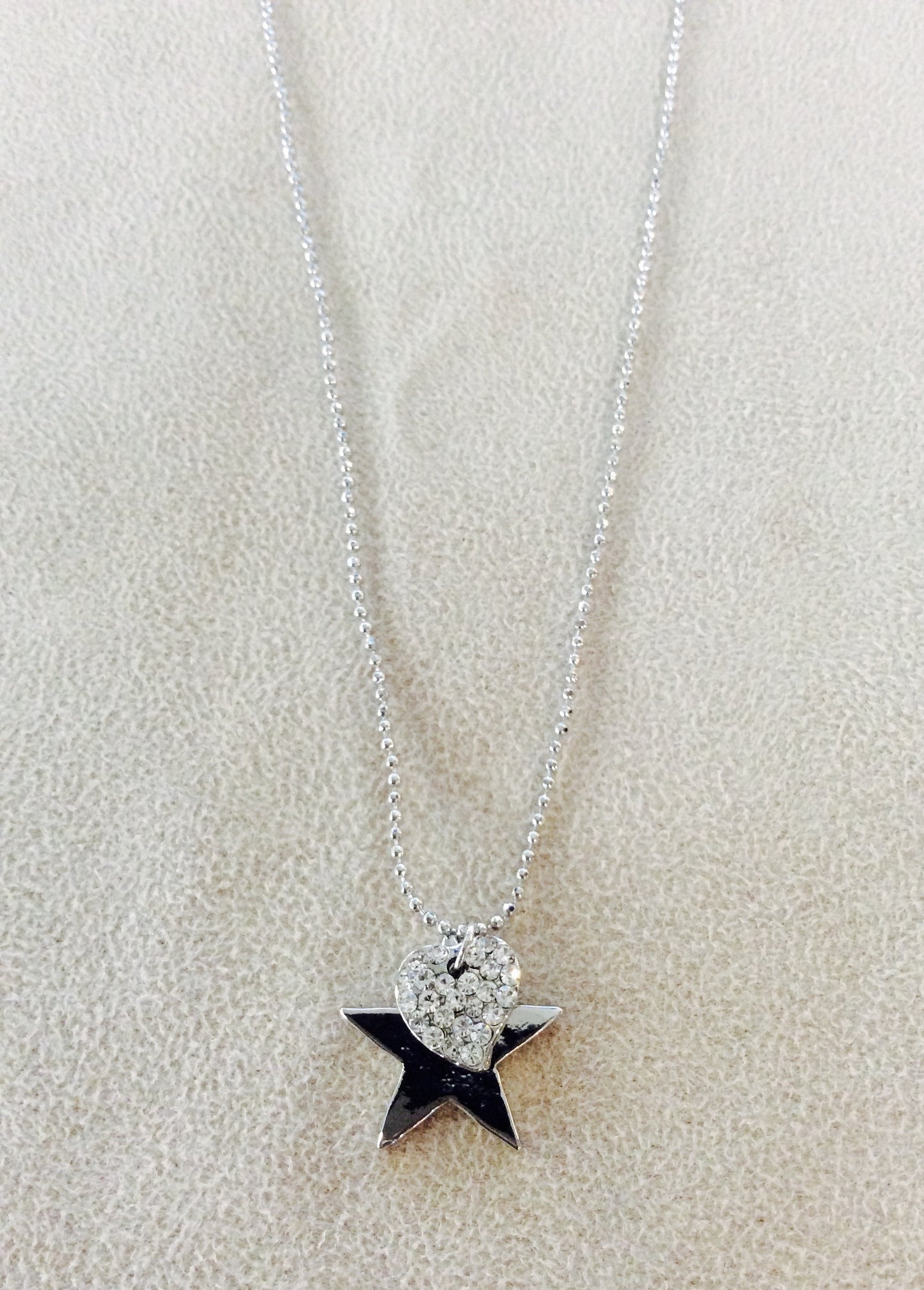 Heart & Star Necklace #88-09095