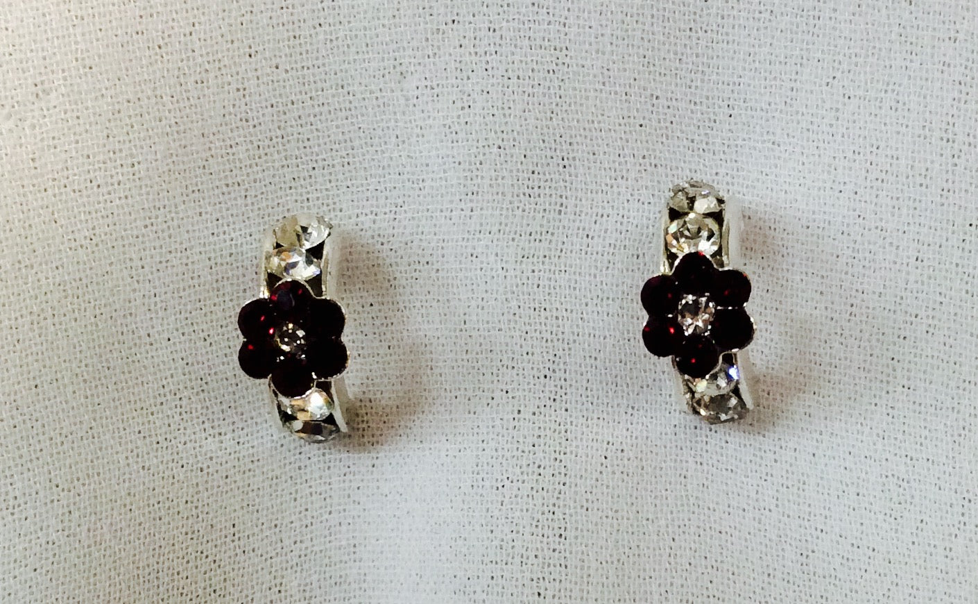 Flower Post Earrings #33-20201RD