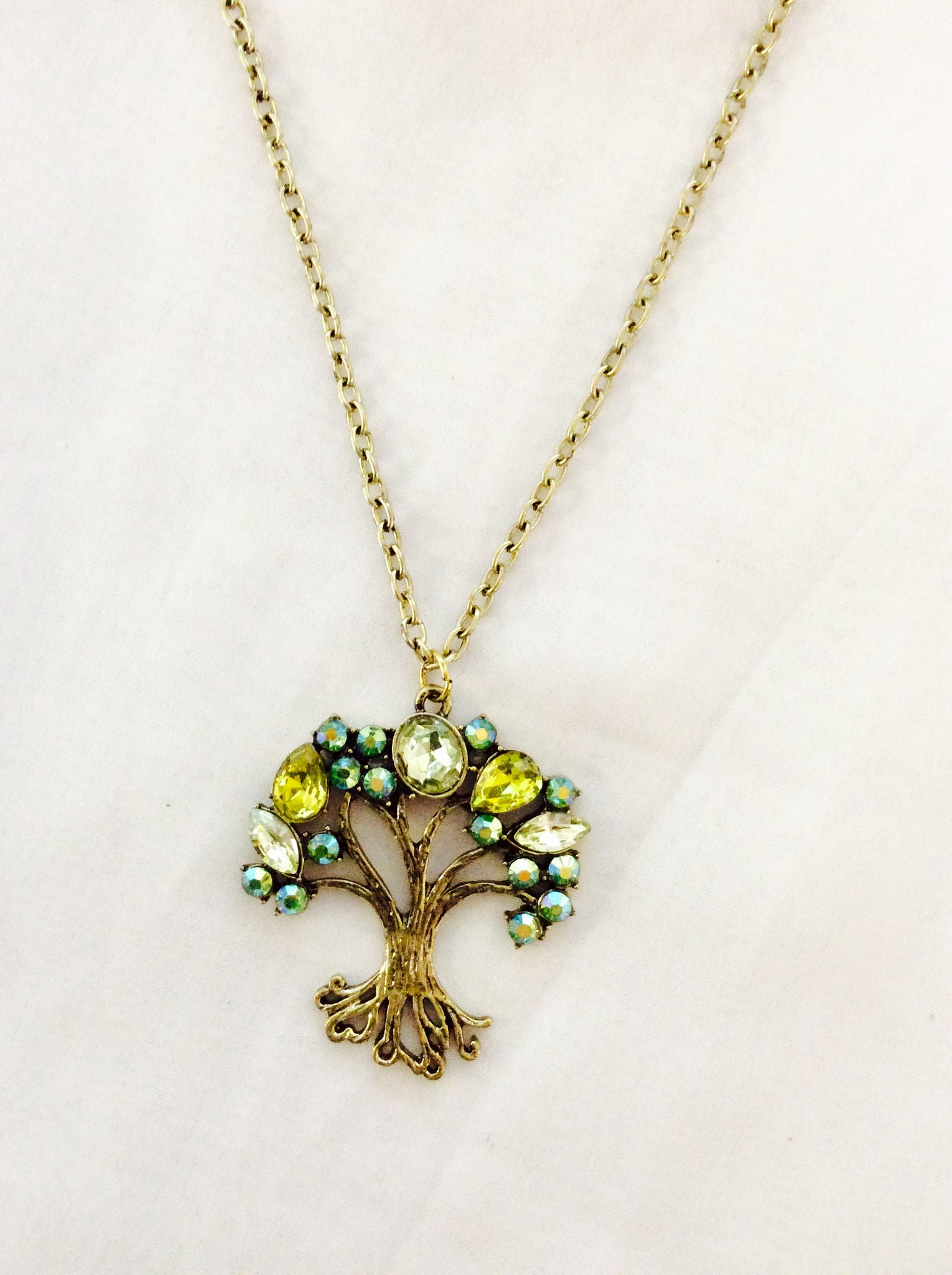 Green Tree Necklace #28-11180
