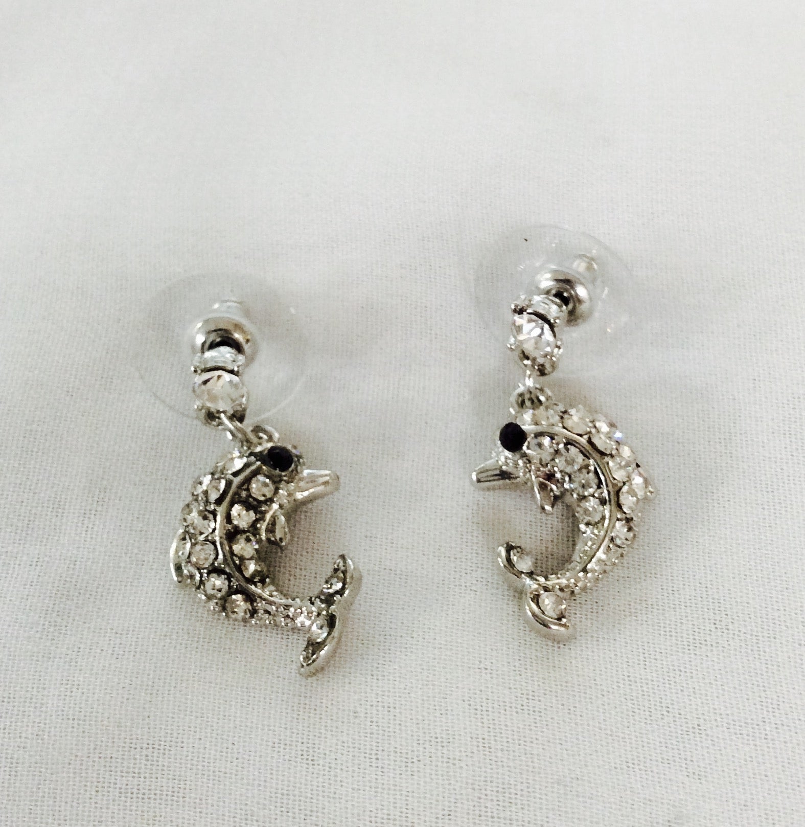 Small Dolphin Earrings #12-21570CL