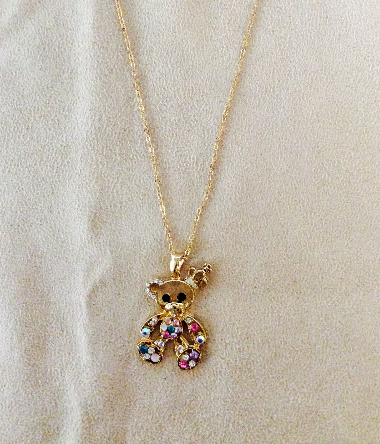 Crown Bear Necklace #12-14176