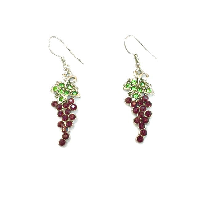 Grape Earrings #28-11125AMSL