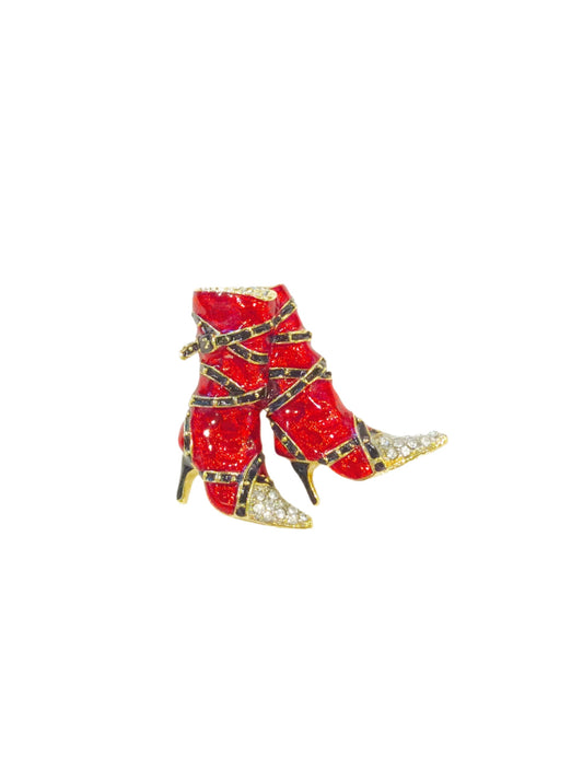 Highheel Boots Pin#38-741RD