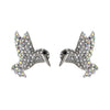 Hummingbird Post Earrings #12-23751CL/AB