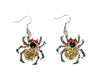 Halloween Spider Earrings #28-11211S (Silver)
