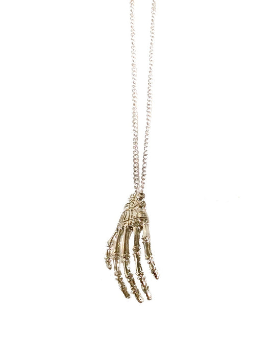 Skeleton Hand Necklace #12-13919