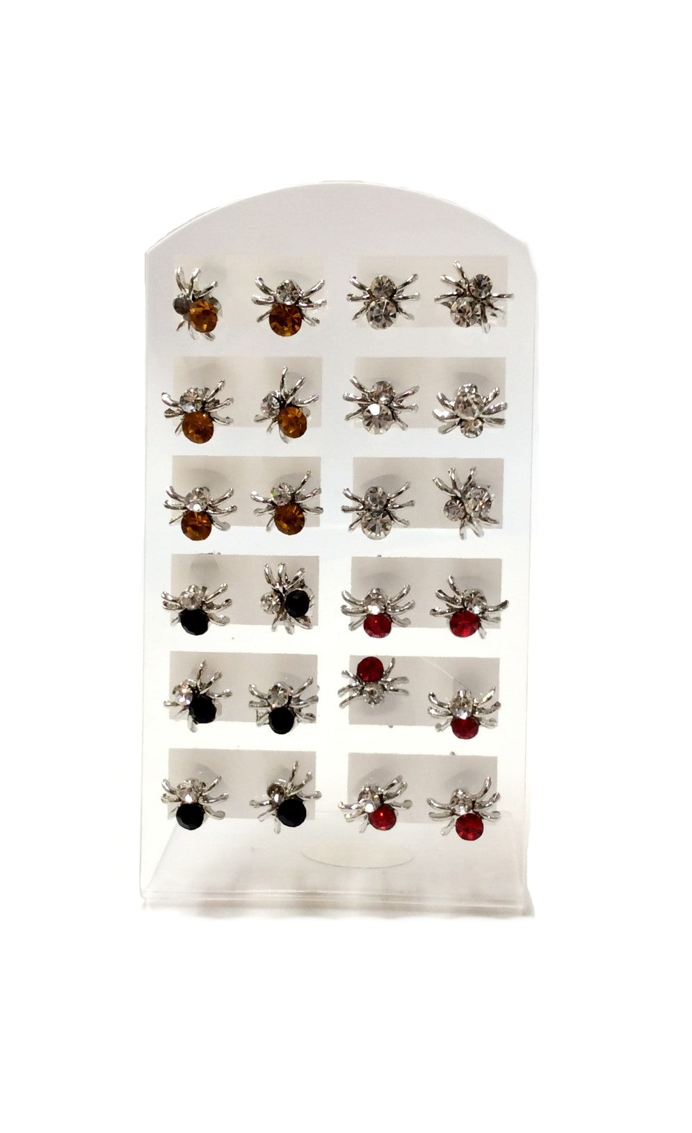 Dozen Spider Small Post Earrings #66-48012MU