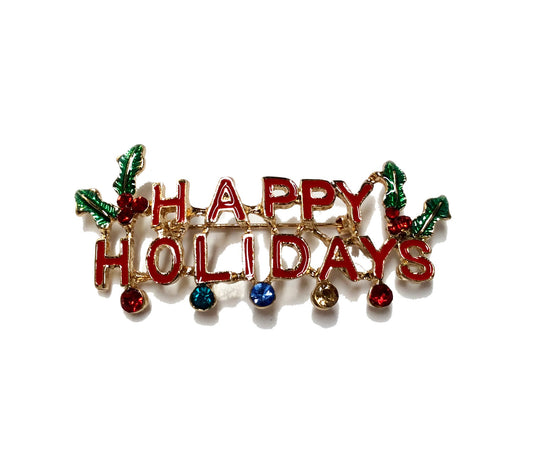 Happy Holidays Pin #12-30617
