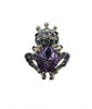 Frog with Crown Pin#88-09018PK