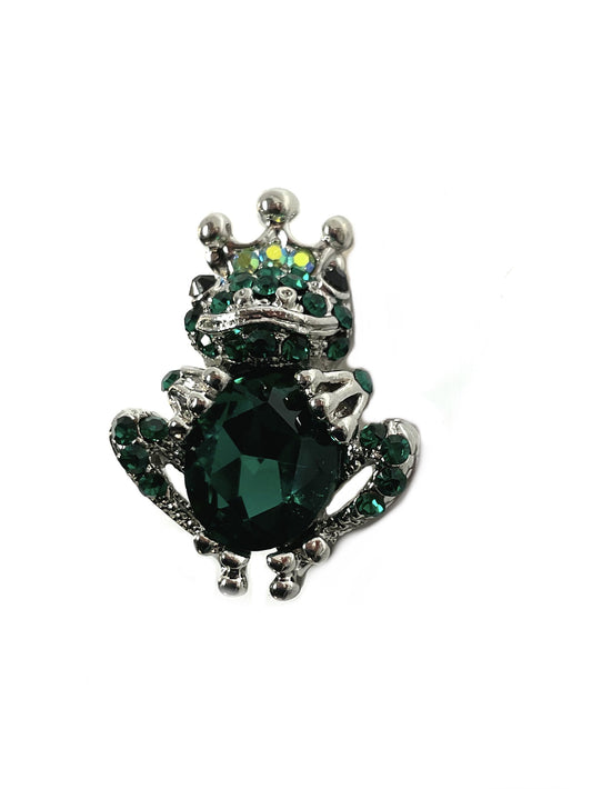 Frog with Crown Pin#88-09018EM