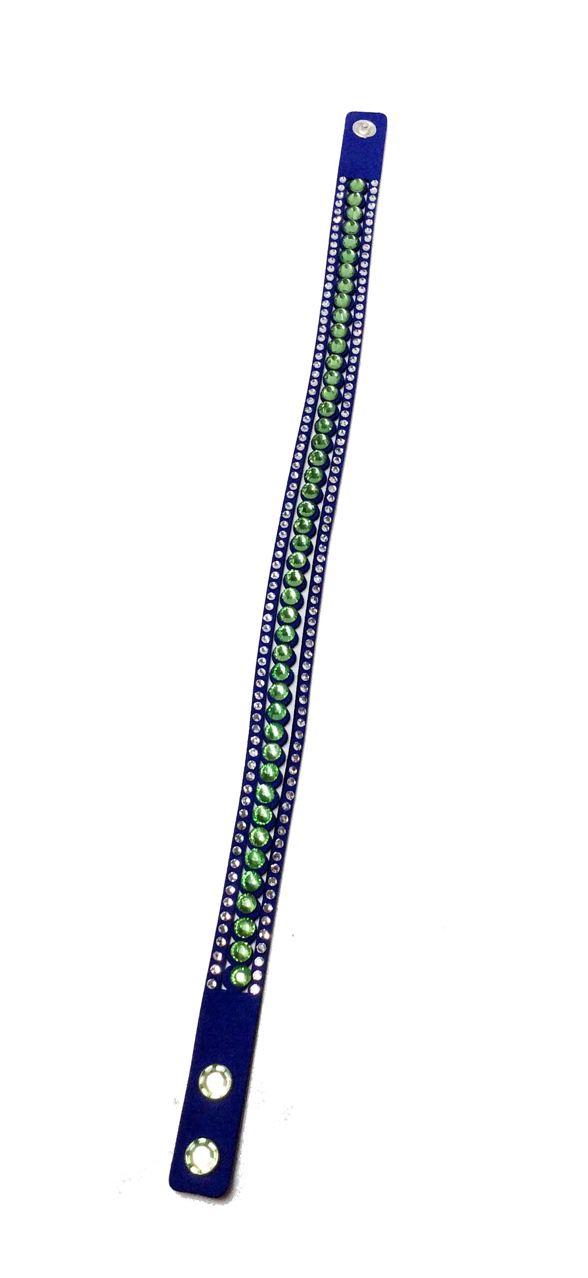 Wrap Around Snap Bracelet (Blue) #88-11001BL