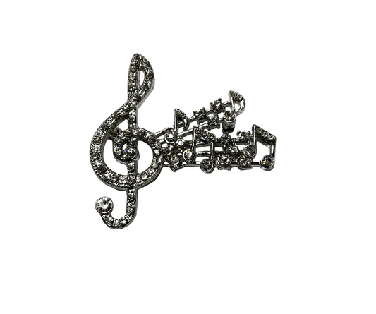 Treble Clef  with Music Notes Pin #19-141319