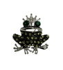 Green Frog with Crown Pin#38-3559SI