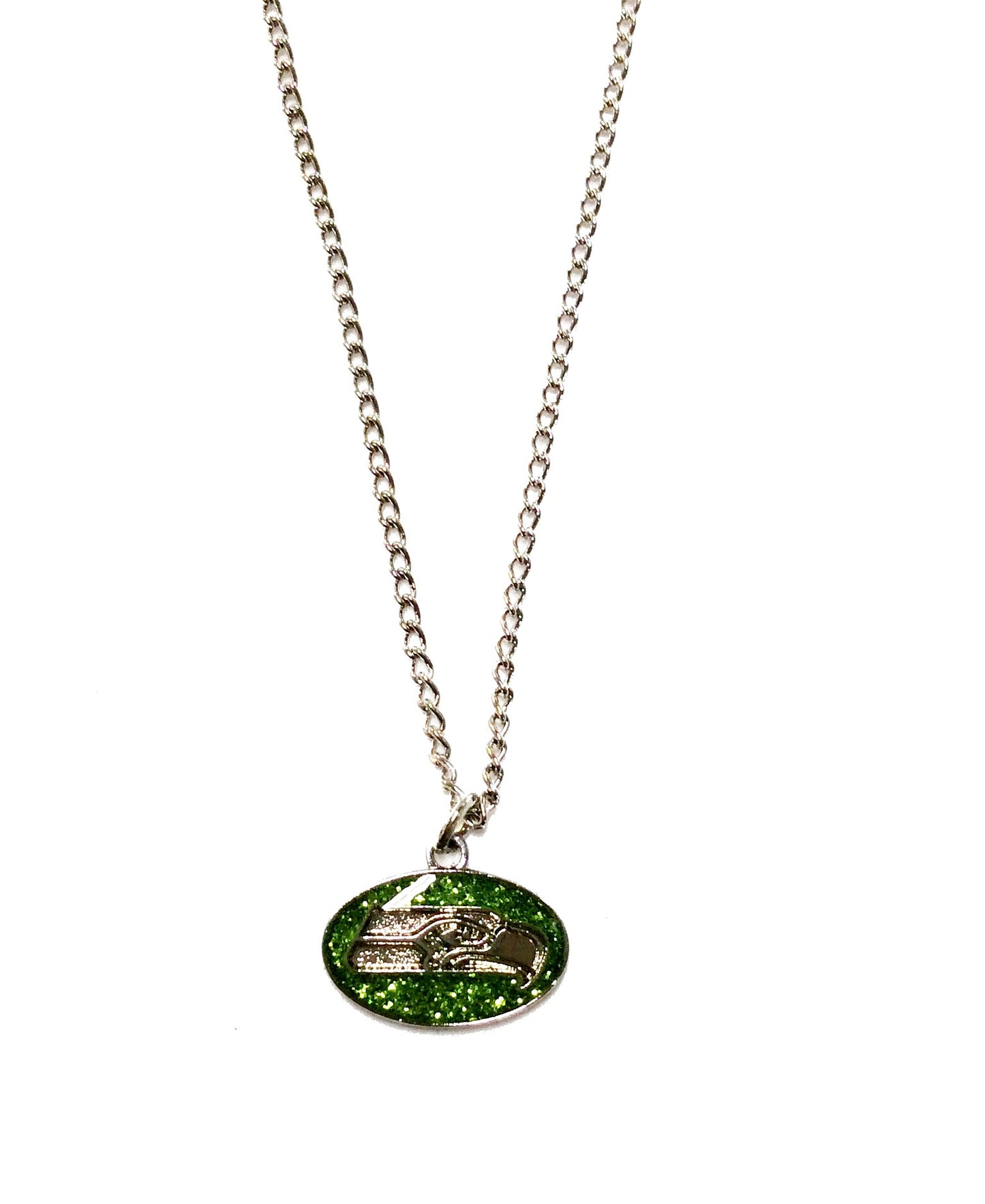 SEAHAWKS SPARKLY LOGO Necklace #94-7175
