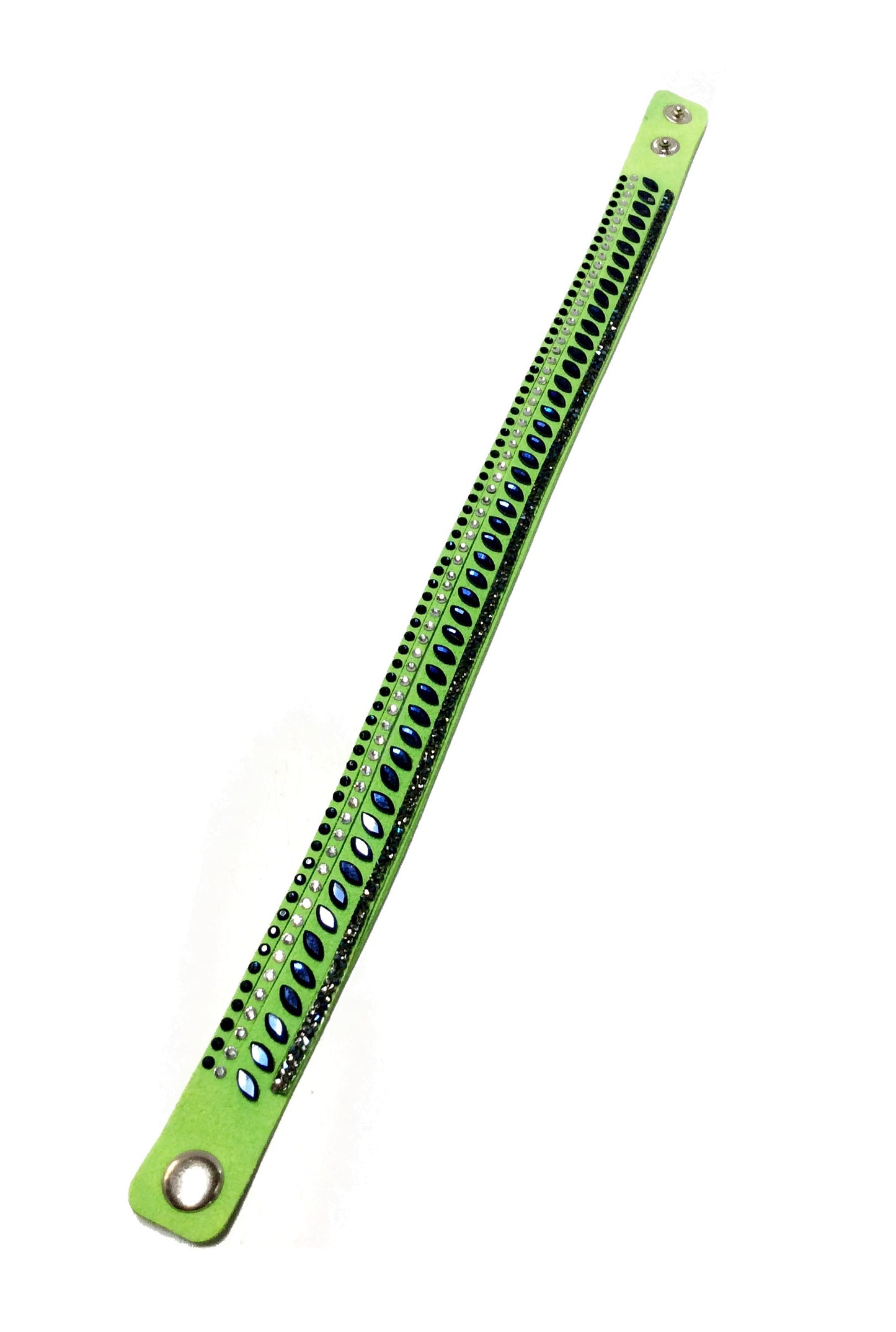 Wrap Around Snap Bracelet (Green) #88-110011GN