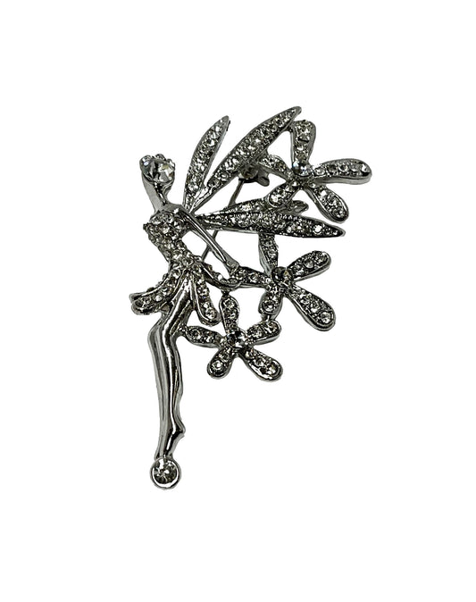 Fairy with Flower Pin#66-12018CL