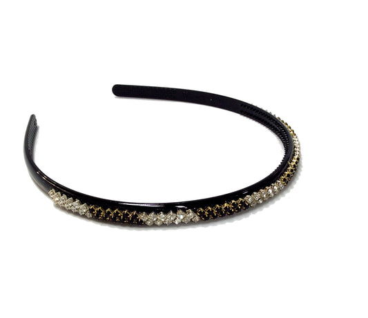 Stone Headband #66-10601BK
