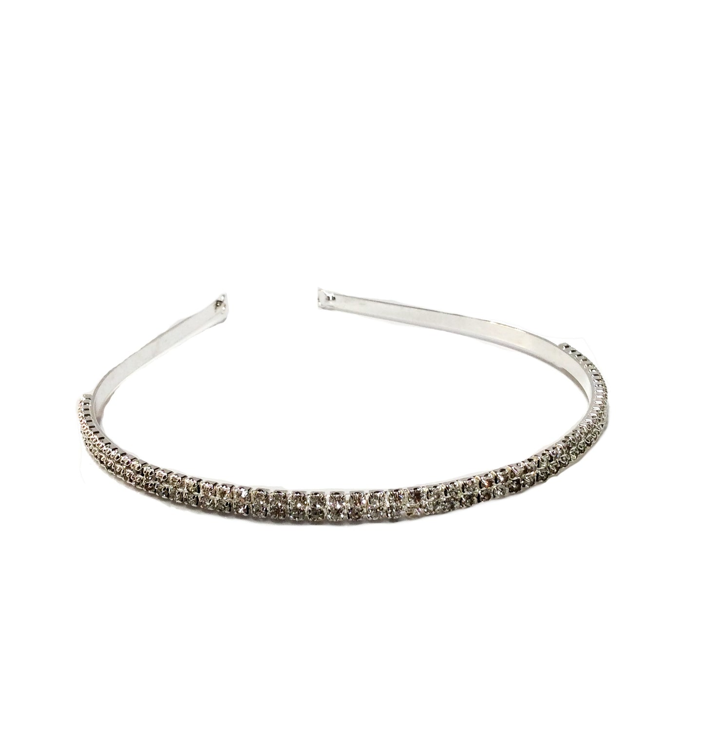 2-Row Crystal Headband (CLEAR) #76-6581CL