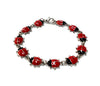 Tiny Ladybug Bracelet #28-11268S (Silver)
