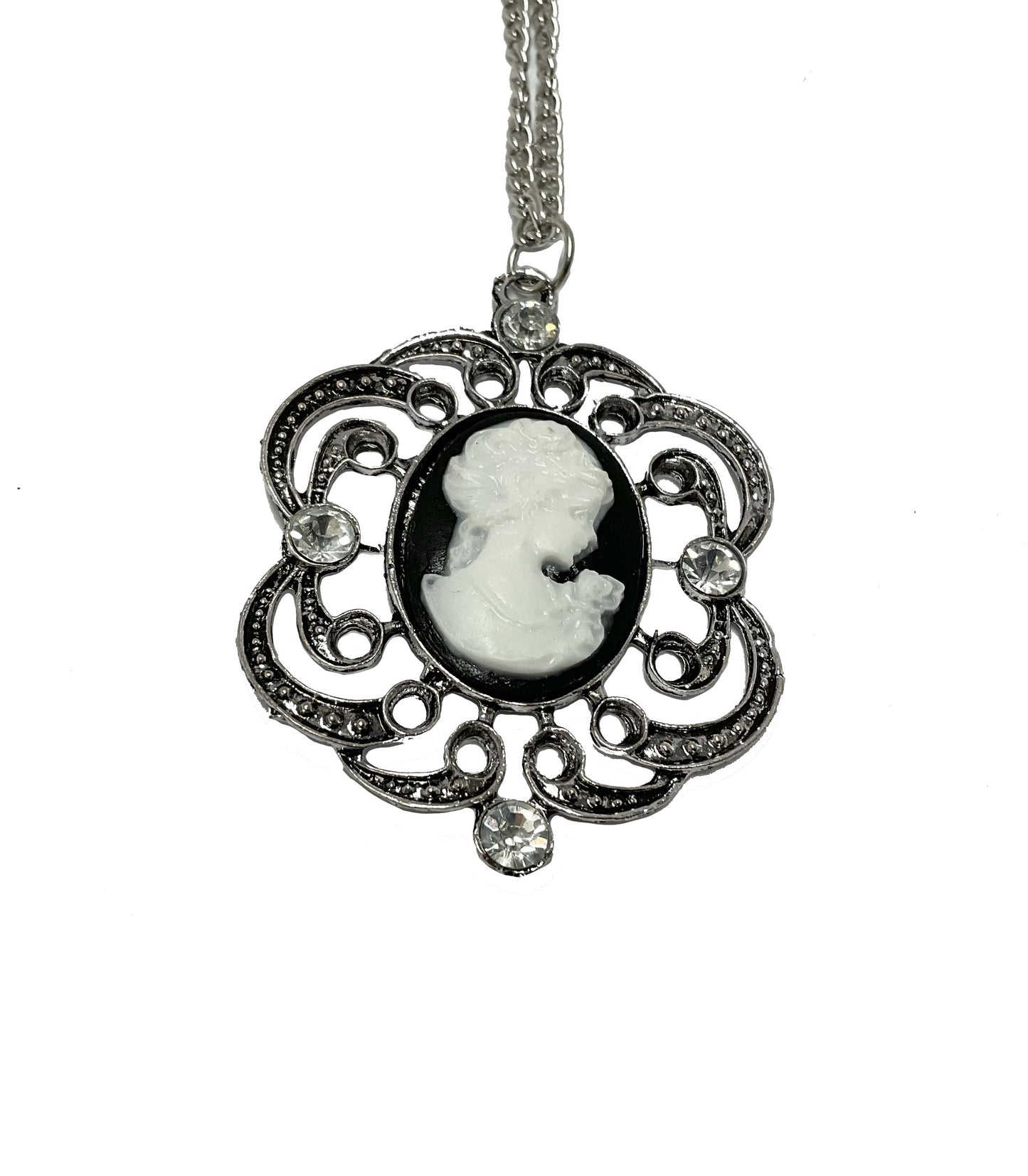 Cameo Long Necklace #32-6727