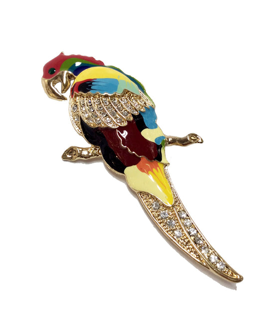Large Parrot Bird Pin #88-09172