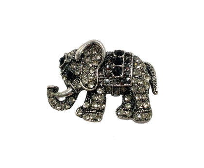 Elephant Pin#88-09039 Antique Silver