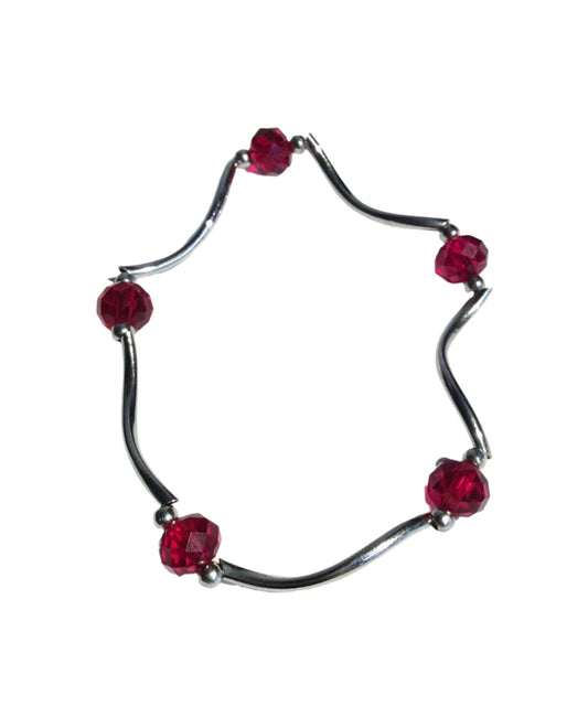 Twisted Beaded Bracelet 28-11317RD