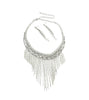 Rhinestone Necklace and  Earring Set#66-14031