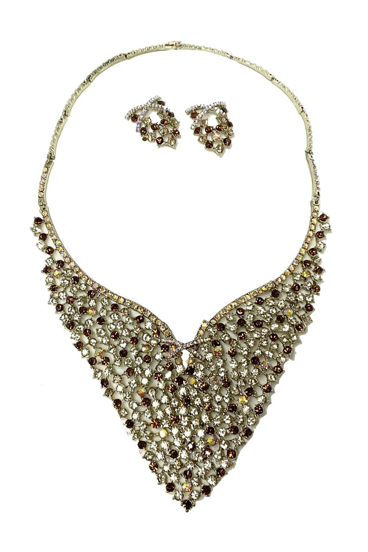 Drop Necklace Earring Set #47-4848TP