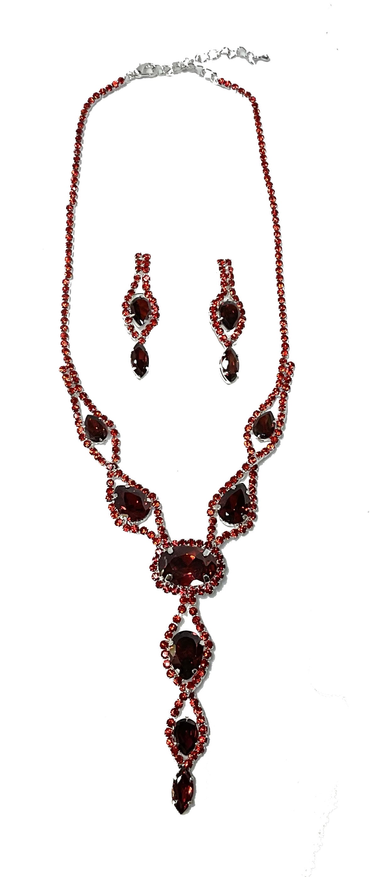 Ruby Necklace Set #66-23105