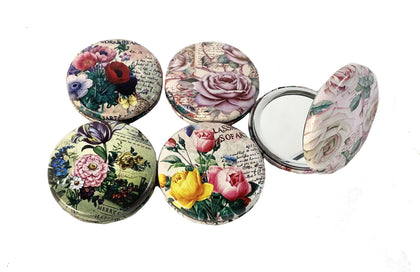 Floral Compact Mirror #89-71517